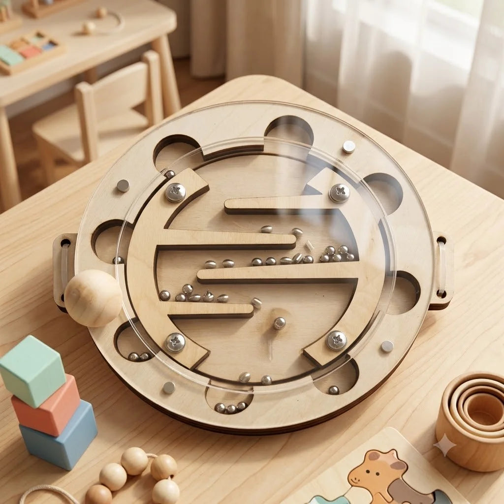 Kit Montessori pour Tableau d'Activités (Busy Board DIY) – Jouets Sensoriels en Bois