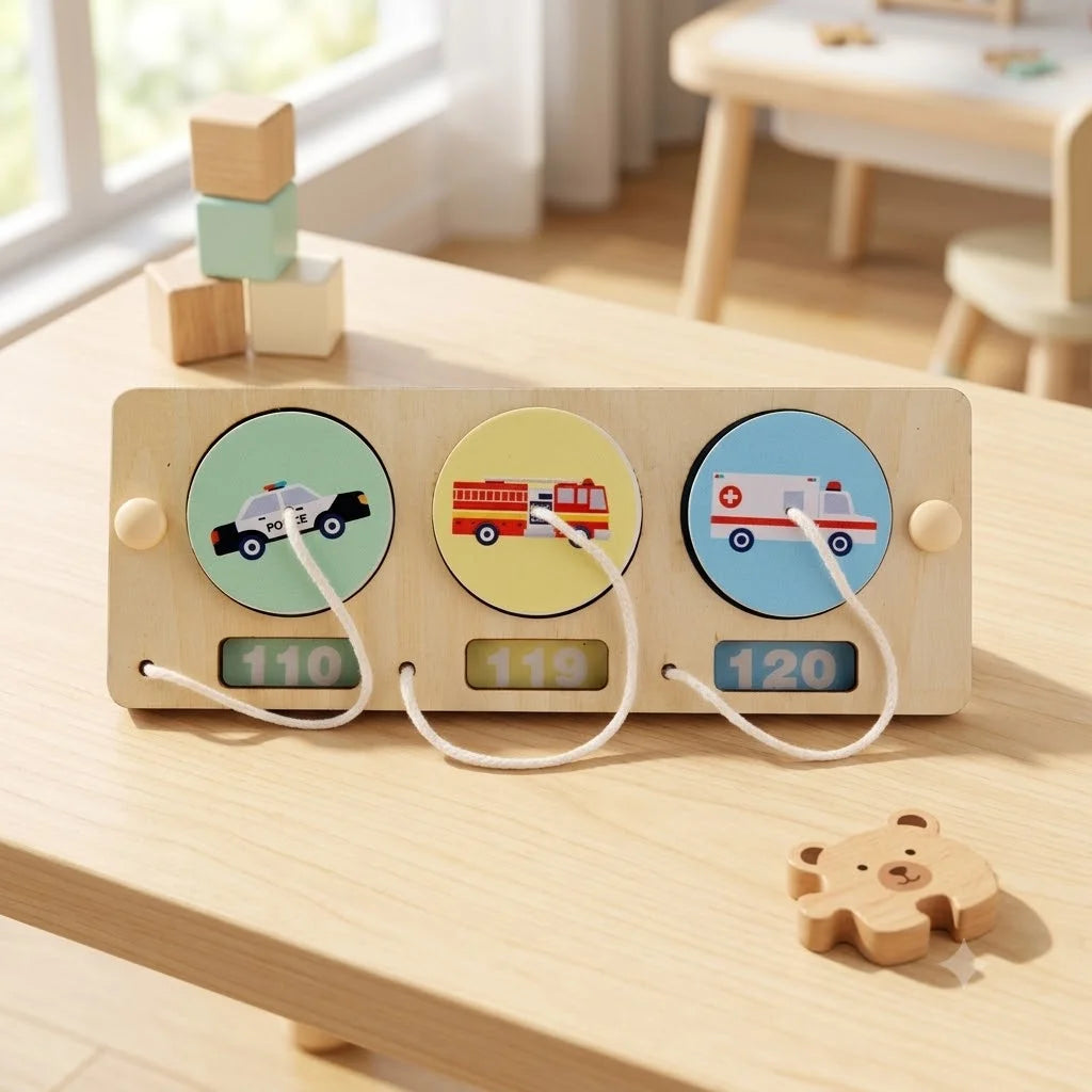 Kit Montessori pour Tableau d'Activités (Busy Board DIY) – Jouets Sensoriels en Bois