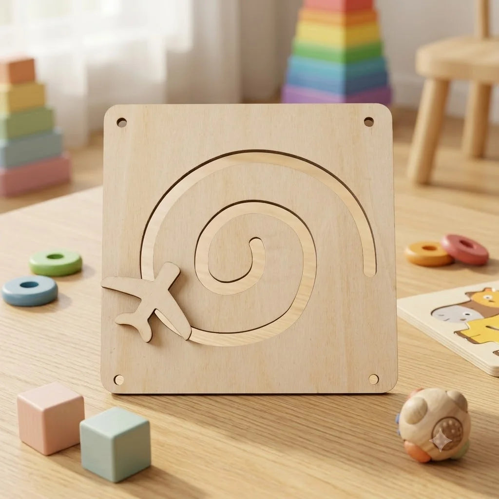 Kit Montessori pour Tableau d'Activités (Busy Board DIY) – Jouets Sensoriels en Bois