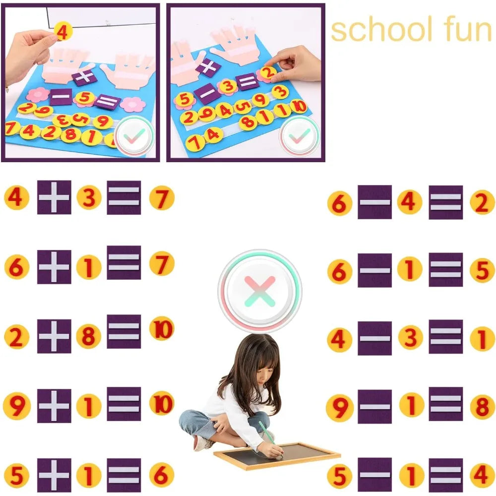 Tableau à Chiffres – Apprendre à Compter, Additionner et Soustraire en Jouant