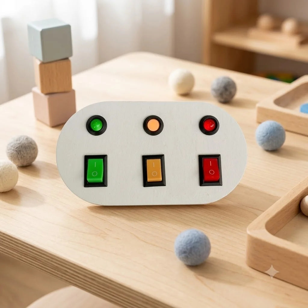Kit Montessori pour Tableau d'Activités (Busy Board DIY) – Jouets Sensoriels en Bois
