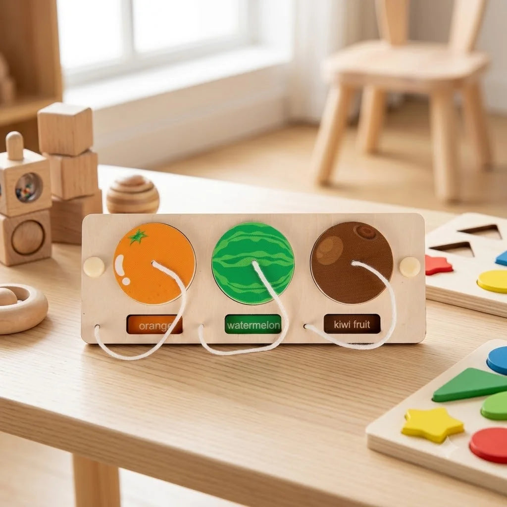 Kit Montessori pour Tableau d'Activités (Busy Board DIY) – Jouets Sensoriels en Bois
