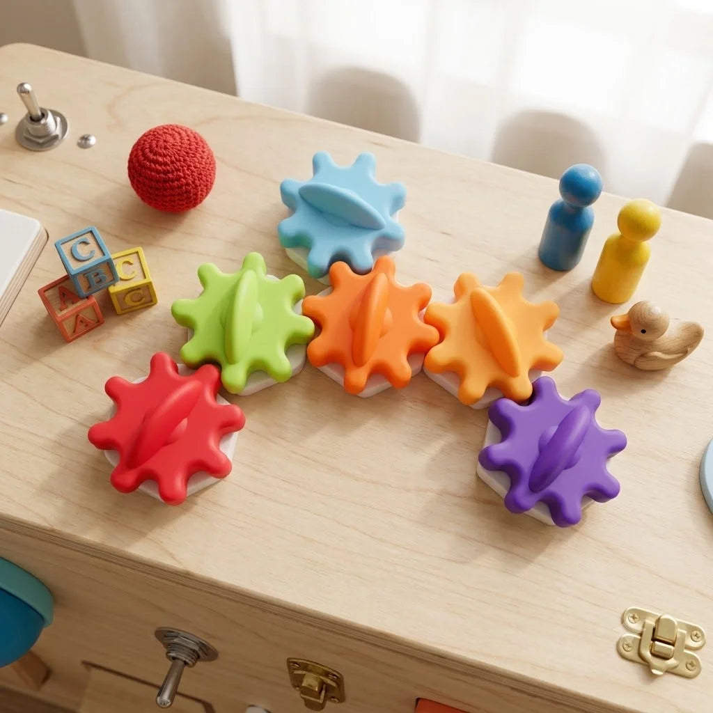 Kit Montessori pour Tableau d'Activités (Busy Board DIY) – Jouets Sensoriels en Bois