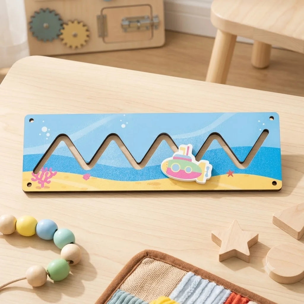 Kit Montessori pour Tableau d'Activités (Busy Board DIY) – Jouets Sensoriels en Bois
