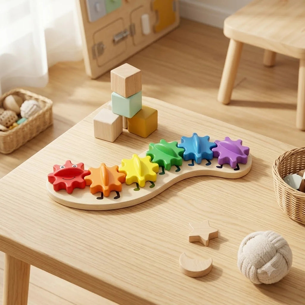 Kit Montessori pour Tableau d'Activités (Busy Board DIY) – Jouets Sensoriels en Bois