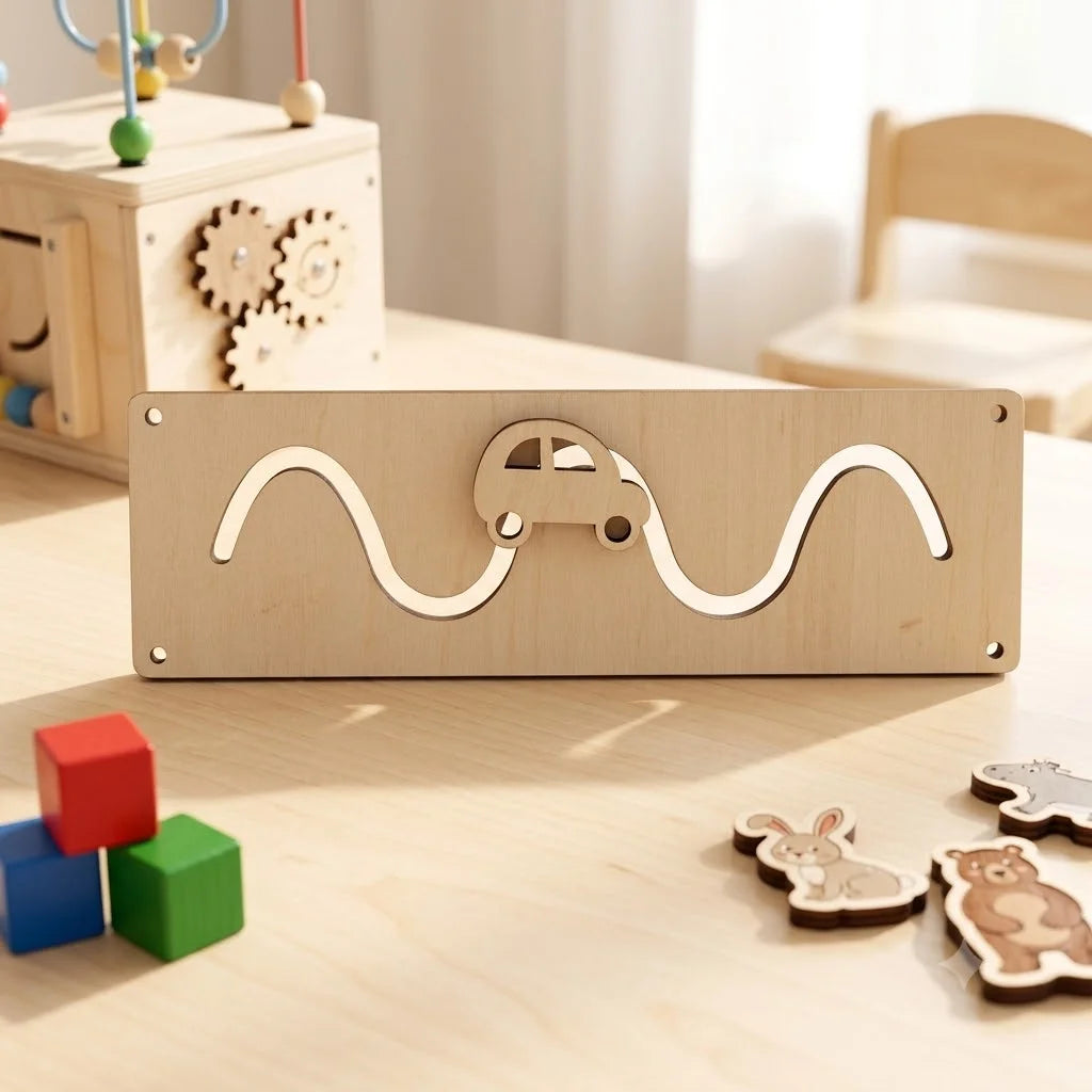 Kit Montessori pour Tableau d'Activités (Busy Board DIY) – Jouets Sensoriels en Bois