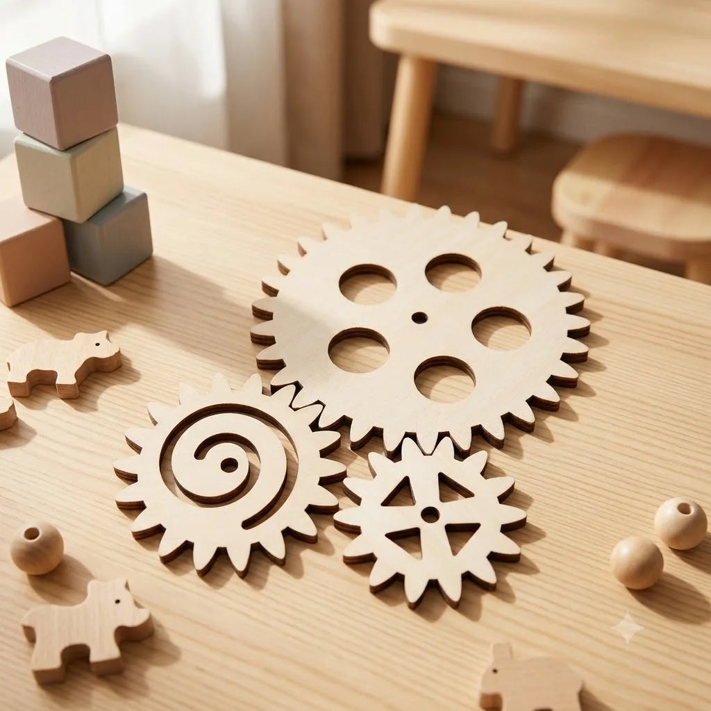 Kit Montessori pour Tableau d'Activités (Busy Board DIY) – Jouets Sensoriels en Bois