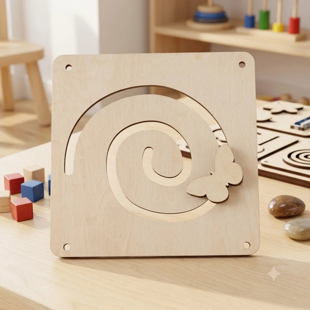 Kit Montessori pour Tableau d'Activités (Busy Board DIY) – Jouets Sensoriels en Bois