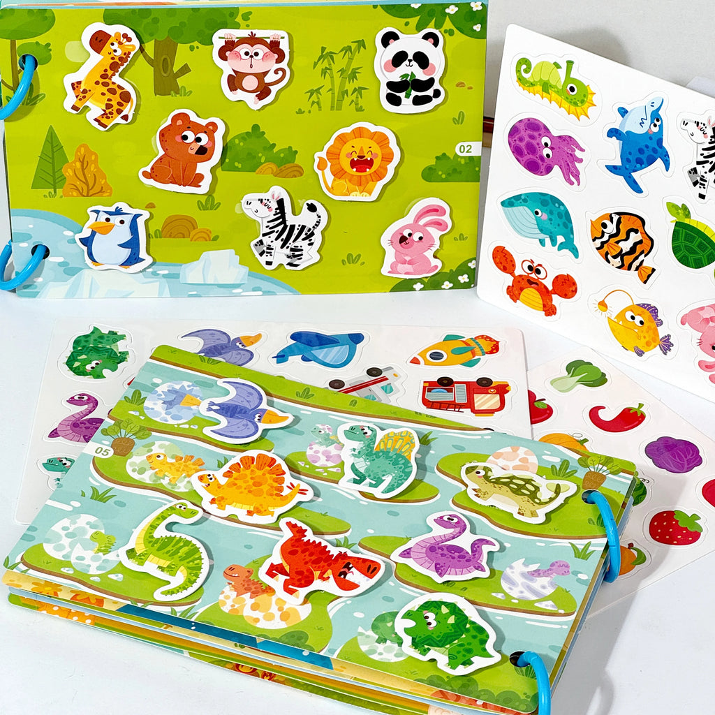 Busy Book Dinos & Fruits – Livre d'activités éducatif dès 3 ans