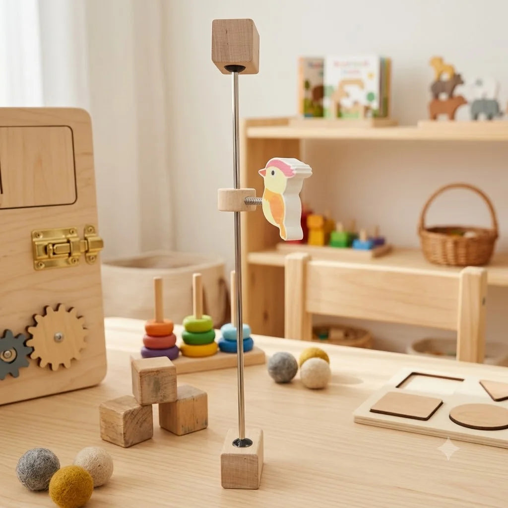 Kit Montessori pour Tableau d'Activités (Busy Board DIY) – Jouets Sensoriels en Bois