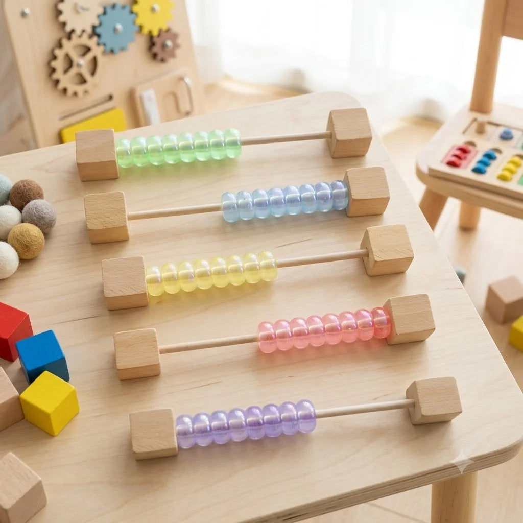 Kit Montessori pour Tableau d'Activités (Busy Board DIY) – Jouets Sensoriels en Bois