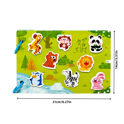Busy Book Dinos & Fruits – Livre d'activités éducatif dès 3 ans