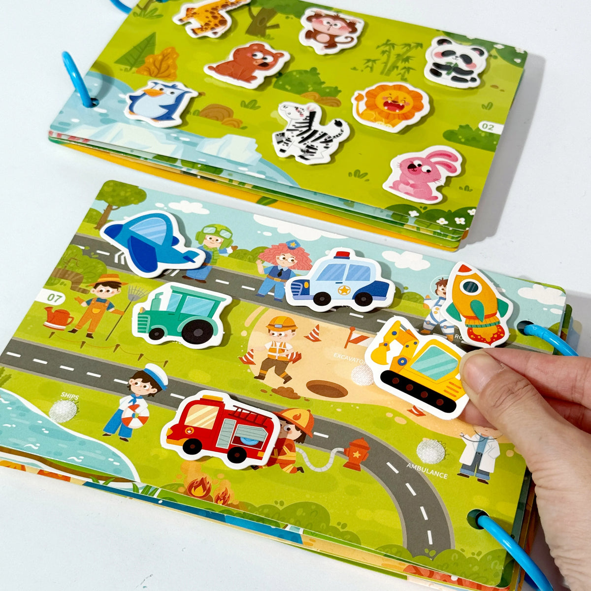 Busy Book Dinos & Fruits – Livre d'activités éducatif dès 3 ans