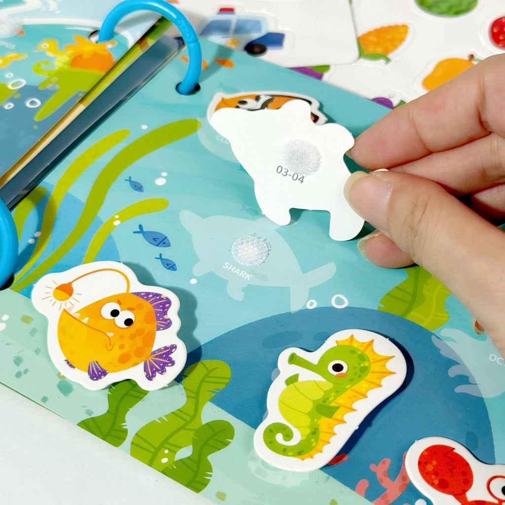 Busy Book Dinos & Fruits – Livre d'activités éducatif dès 3 ans
