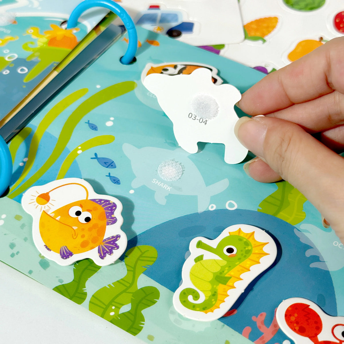 Busy Book Dinos & Fruits – Livre d'activités éducatif dès 3 ans